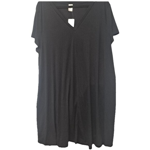 West Loop Dress Women's XXL Black, Short Sleeve, V-Neck,. New With Tags - Picture 1 of 4